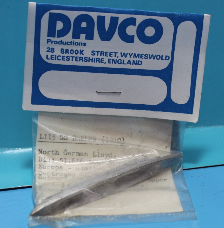 Passagierschiff SS Bremen (1 St.) D Davco-Skytrex L115 1:3000